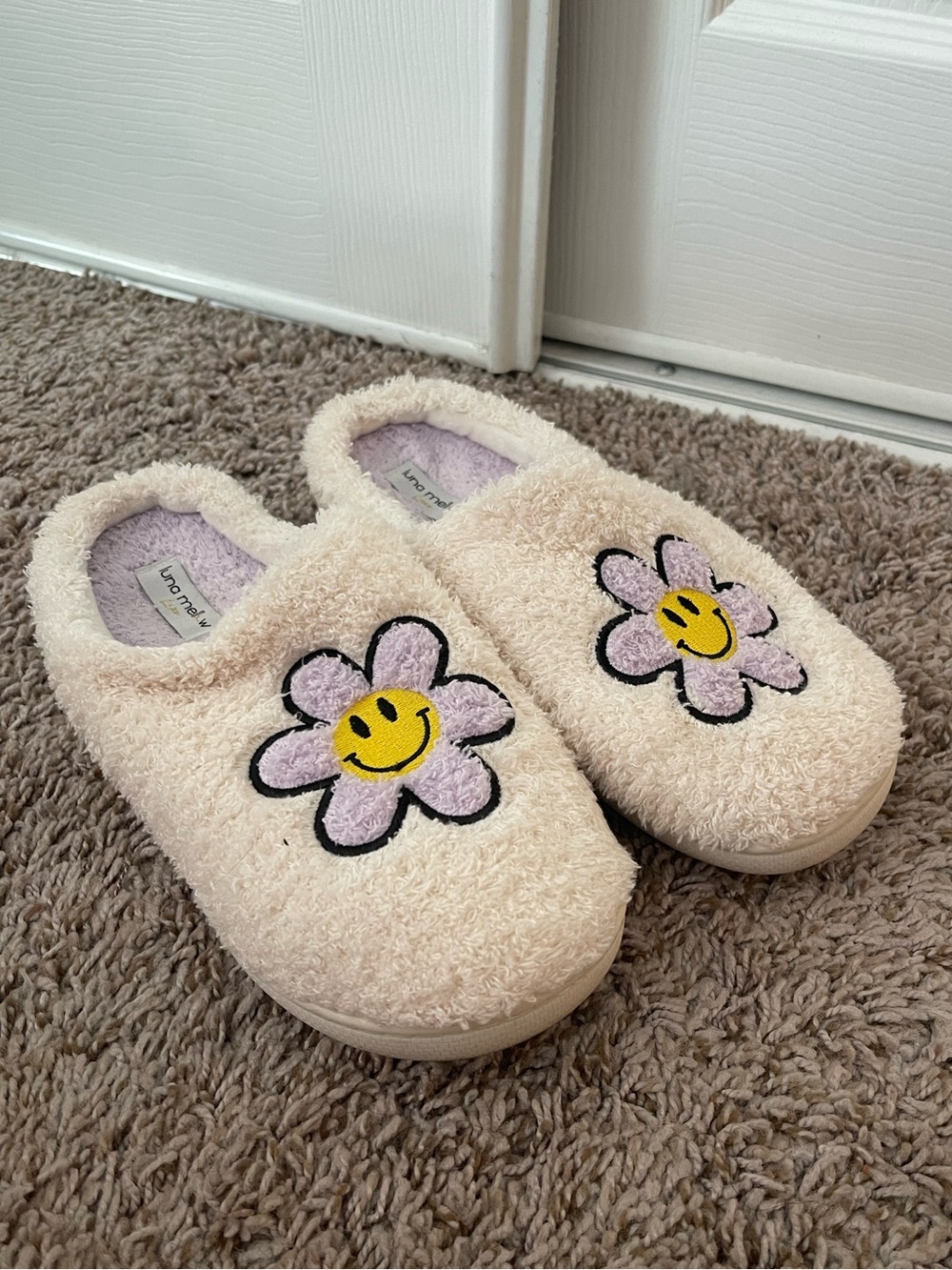 Smiley Face Slippers